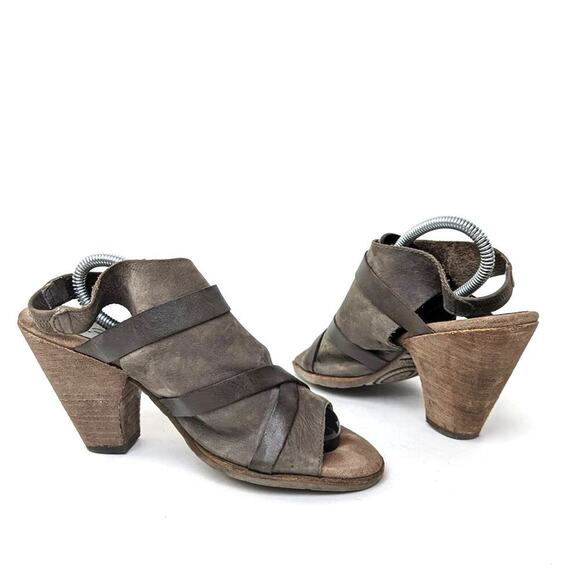 OTBT Delhi Slingback Leather Pump Sandals- 8 - Picture 6 of 10